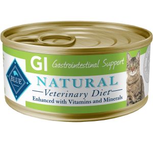 Blue Buffalo Natural Veterinary Diet – GI Gastrointestinal Support Canned Cat Food (24-pack)