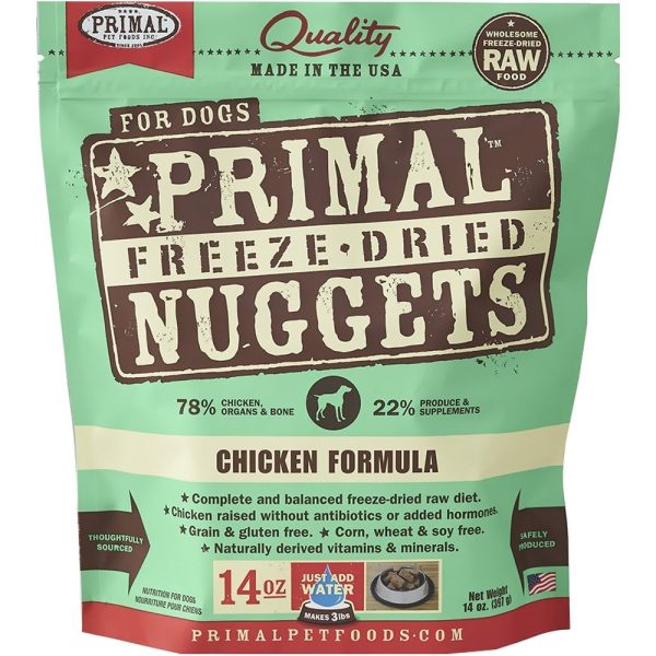 Primal Freeze Dried Chicken Dog Food (14 oz)