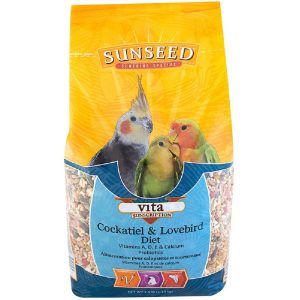 Sunseed Vita Cockatiel & Lovebird Diet 2.5 lbs