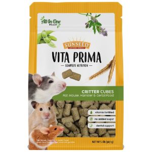 Sunseed Vita Prima Critter Cubes Food 2 lbs
