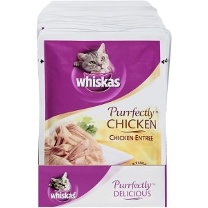 Whiskas Purrfectly Chicken – Chicken Flavor (3 oz)