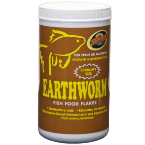 Zoo Med Earthworm Fish Food Flakes (2 lb)